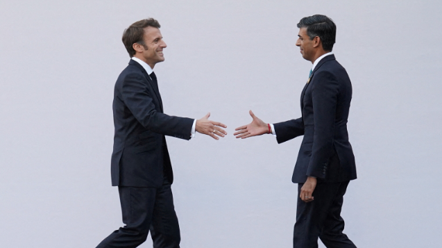 法英領導人舉行會談 討論移民管理等問題
