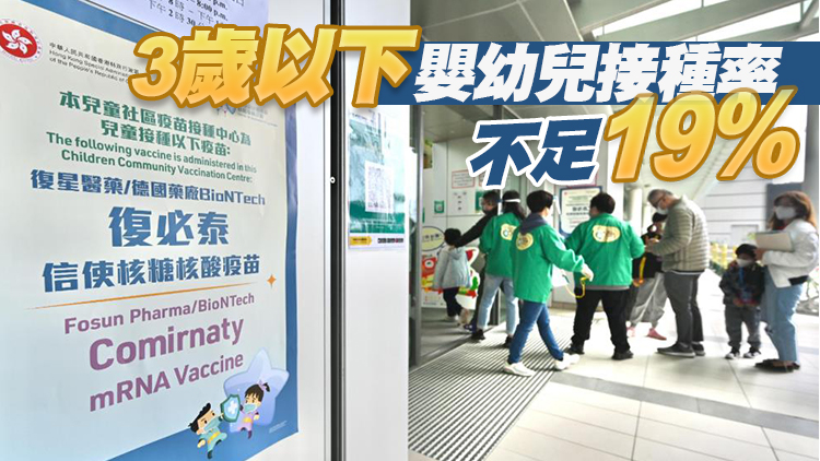 幼兒版復必泰疫苗9日起接種 楊何蓓茵籲家長盡快帶子女打針