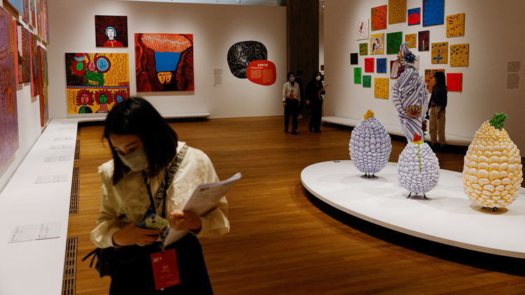 圖集｜草間彌生M+展周六開幕 傳遞「創作藝術是為了治癒全人類」