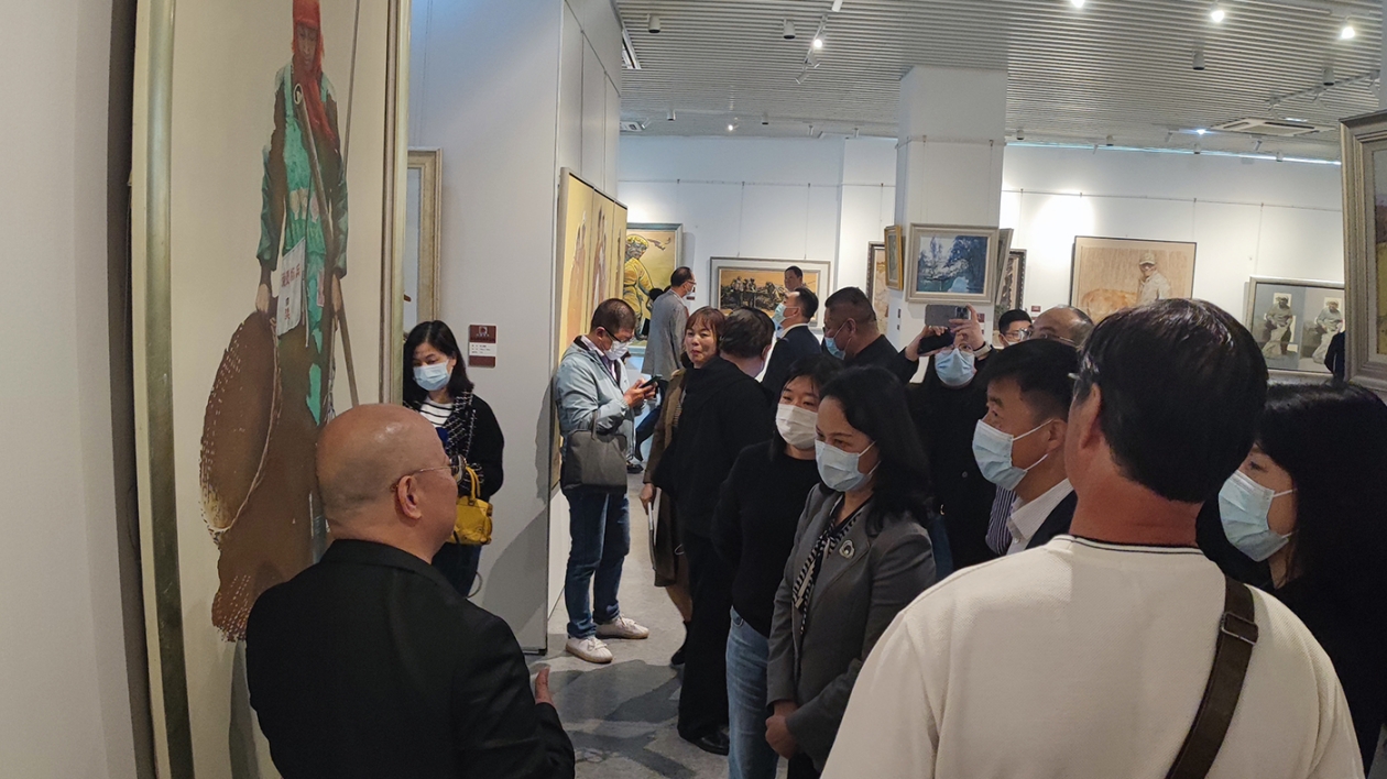 江蘇南通通州舉辦華振明油畫作品展