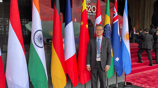 陳茂波：印尼可利用香港世界級專業服務推動建設