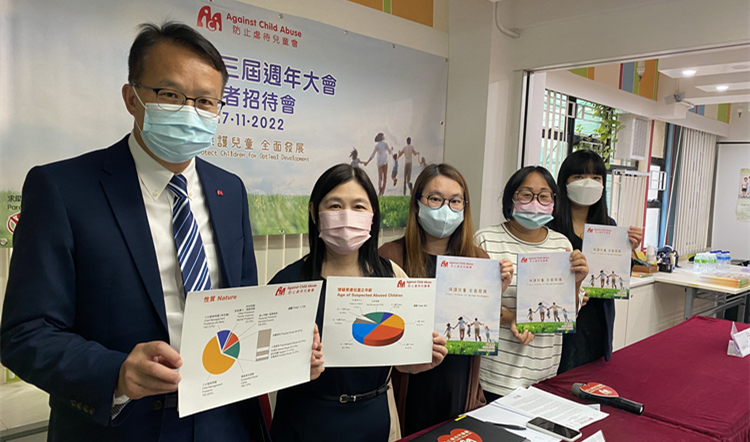 防止虐待兒童會本年接168宗虐兒個案   學前及初小兒童屬高危組別