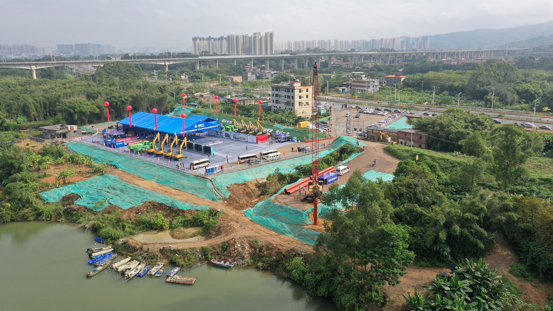 融通大灣區 | 【有片】惠肇高速公路先行工程開工