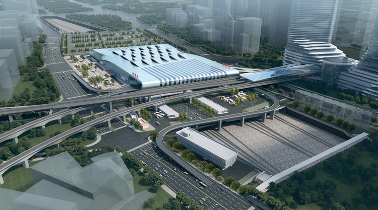 融通大灣區丨穗新塘站綜合交通樞紐蓋挖法車站主體結構蓋板澆築完成