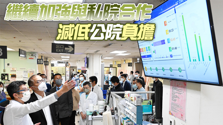 盧寵茂視察公立醫院 了解應對新冠及冬季服務高峰期應變措施