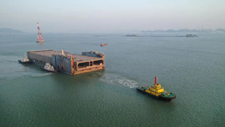 融通大灣區｜深中通道海底沉管隧道E23管節及最終接頭鋼殼完成製造