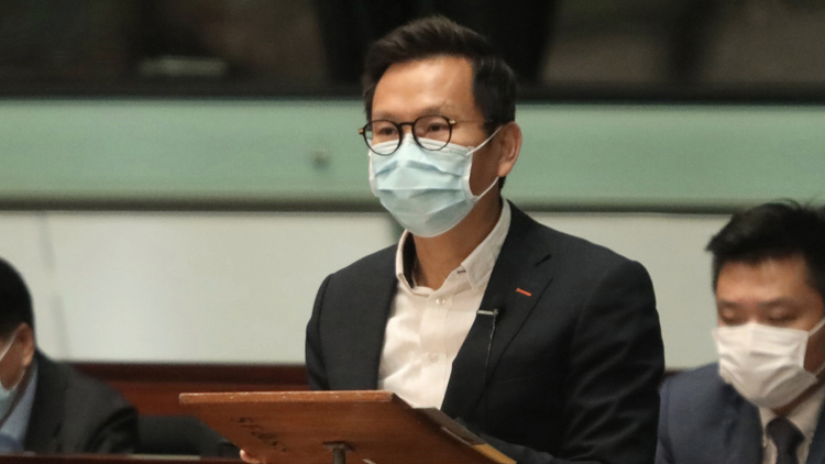 立法會議員陳恒鑌：月內本港與內地有機會部分開關