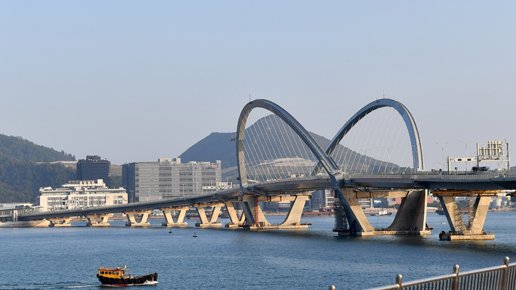 將軍澳跨灣大橋成為香港首座由內地企業獨家承建的大型橋樑