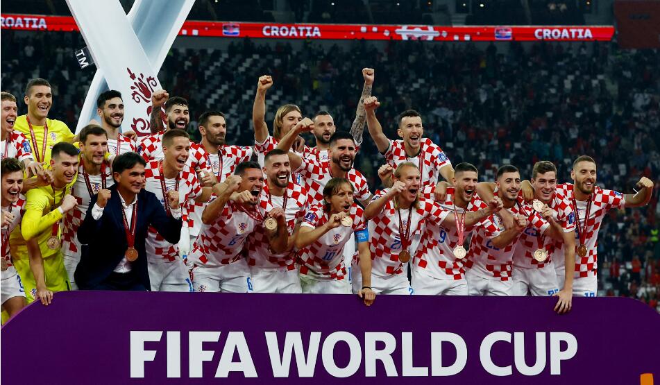 世界盃｜2:1擊敗摩洛哥  克羅地亞勇奪季軍
