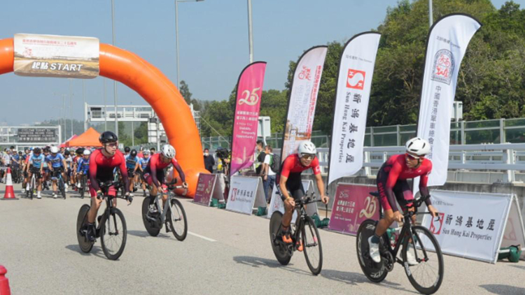 圖集 | 香港單車節今日舉行 旅發局籲參加者注意保暖
