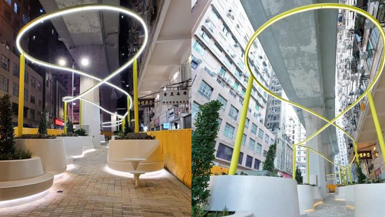 西環山道天橋休憩處20日重開 新設計加入當區歷史元素