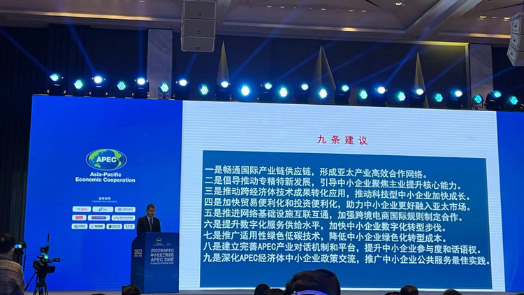 APEC中小企業合作發展報告(2022)正式發布 聚焦亞太中小企業發展融合