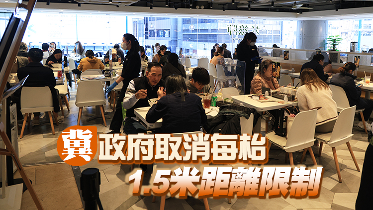 餐飲業指冬至及聖誕營業額回復8至9成