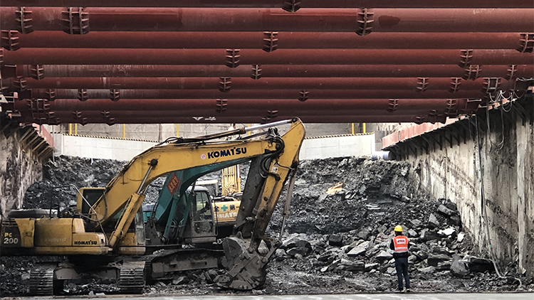 融通大灣區｜廣花城際鐵路進入車站主體結構施工階段