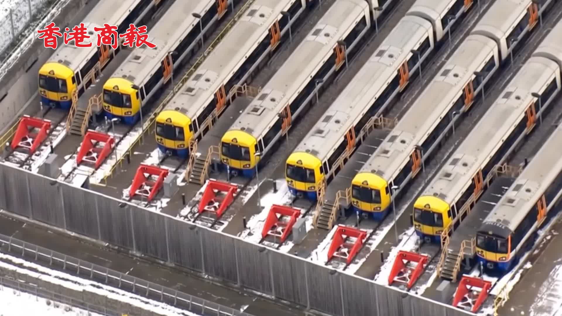 有片 | 英國運輸工人再次罷工 鐵路交通幾乎癱瘓