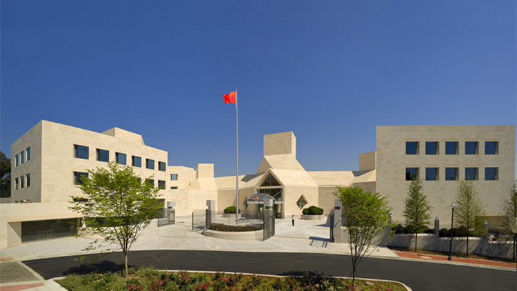 中國駐美國使館：1月25日起恢復領事證件大廳對外辦公