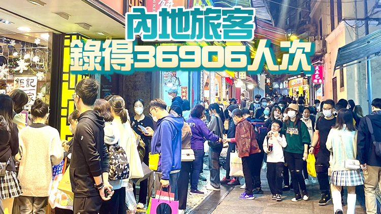 澳門13日錄逾4.6萬旅客入境 創疫情以來單日新高