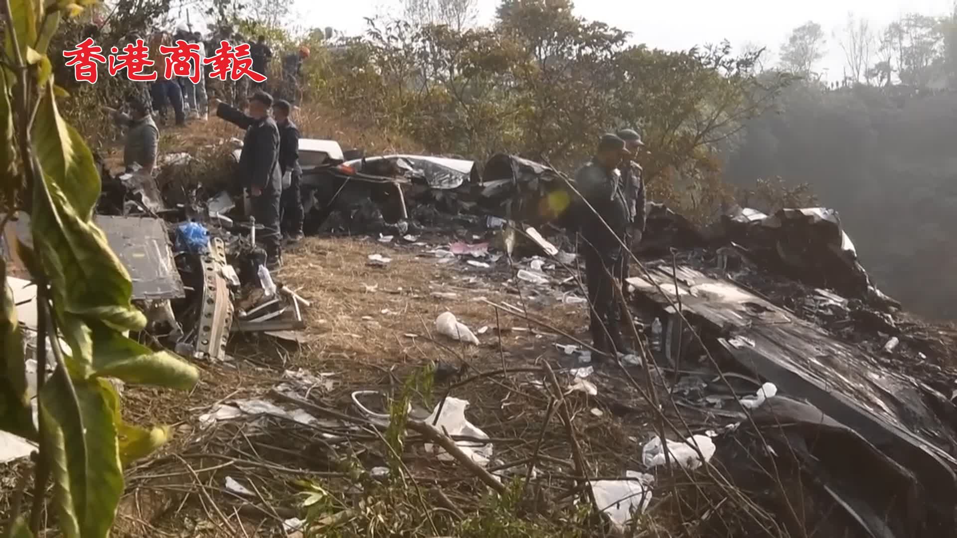 有片 | 尼泊爾30年來最大空難 曾有乘客事發前直播空難全程