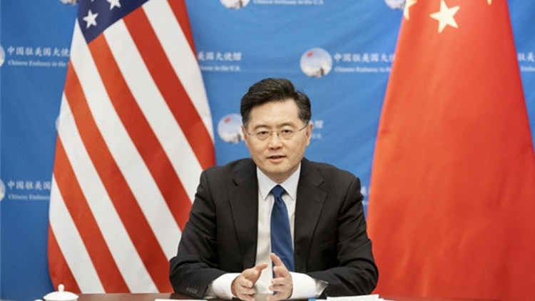 秦剛談中國的中東政策