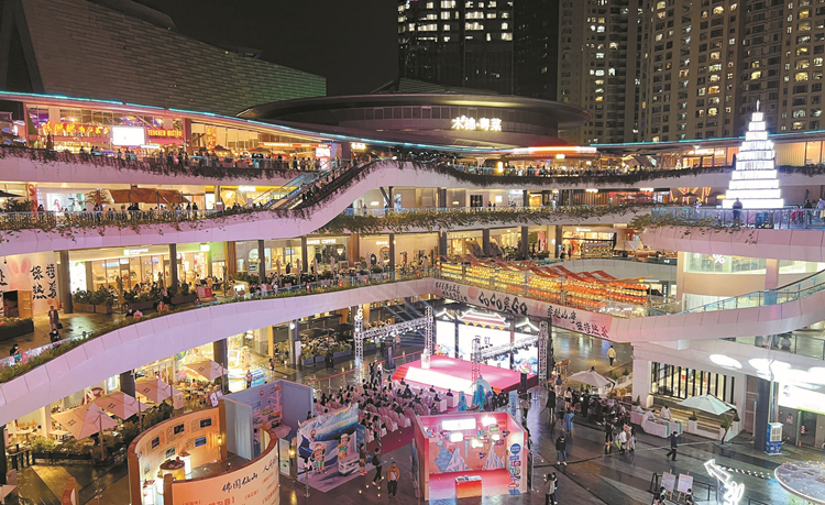 紅火年味吹散疫情陰霾  深圳商圈旺景如期至