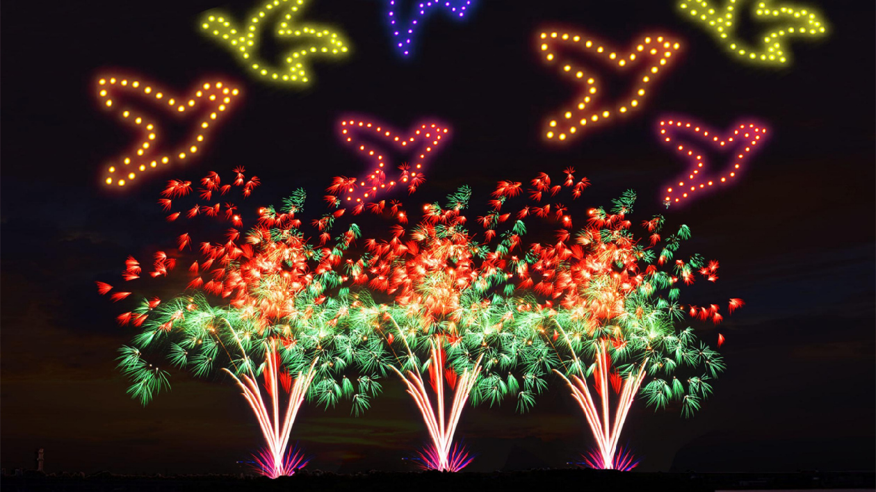 除夕晚大型煙花表演璀璨耀南沙！節日期間三場煙花秀慶新春