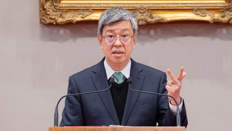 蔡英文宣布陳建仁為新任台行政事務主管機構負責人