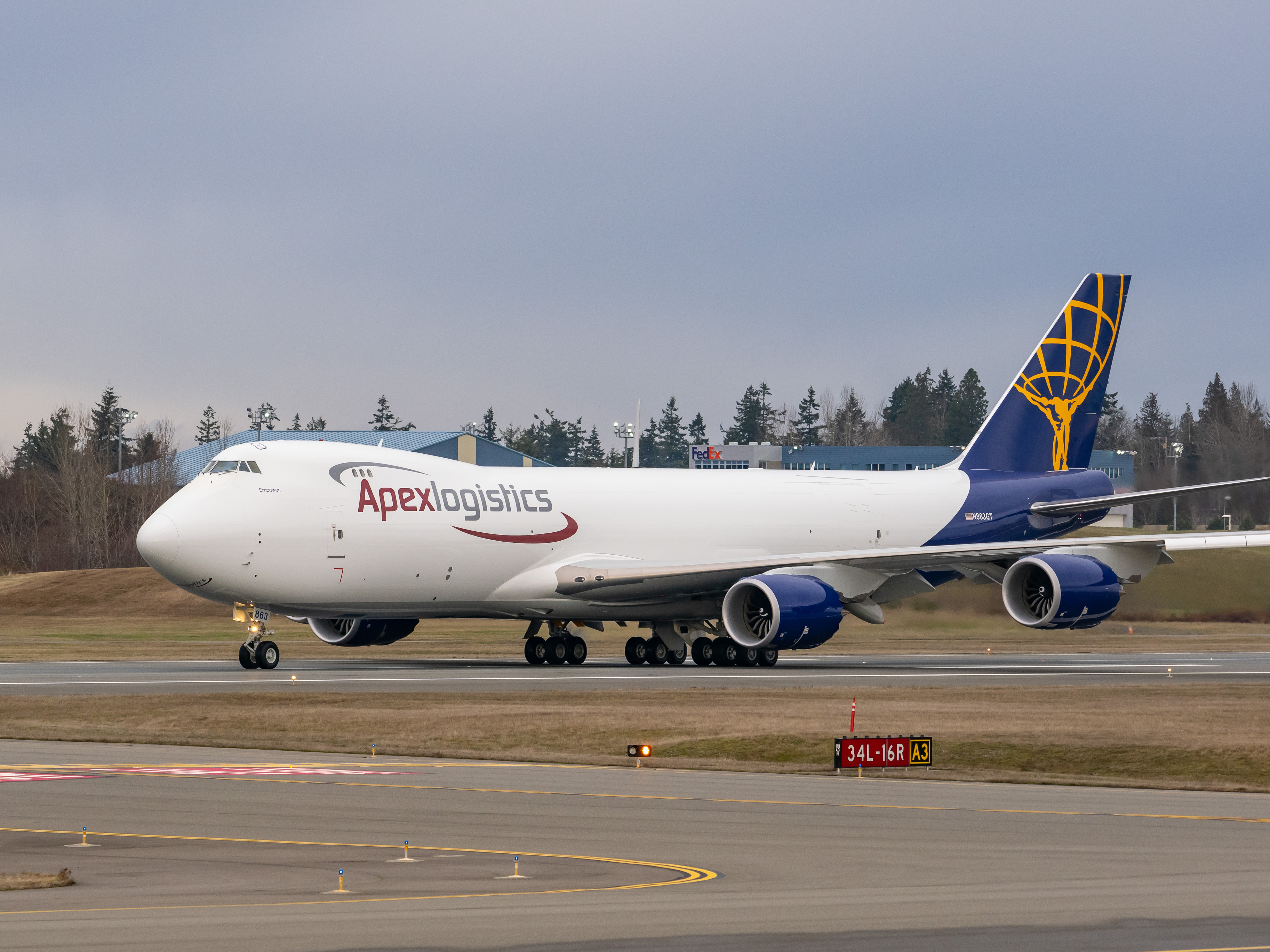 最後一架波音747在成都雙流投入運營 系全球最大民用貨機