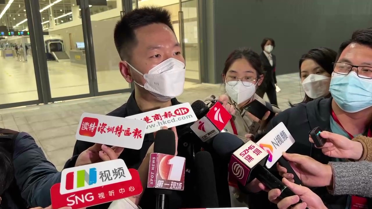 有片｜皇崗口岸首次啟用臨時旅檢場地 已調配充足人力