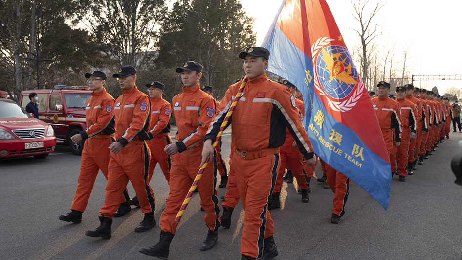 中國多支救援隊攜搜救犬和專業救援裝備赴土耳其