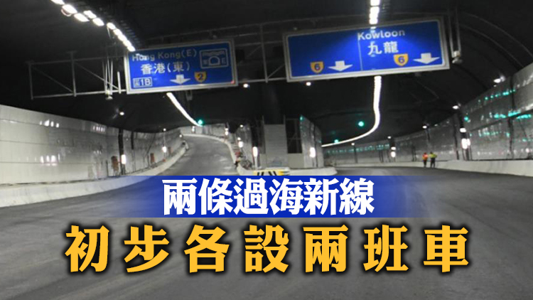 將藍隧道兩巴士線3月啟用 議員倡加密班次至全日服務