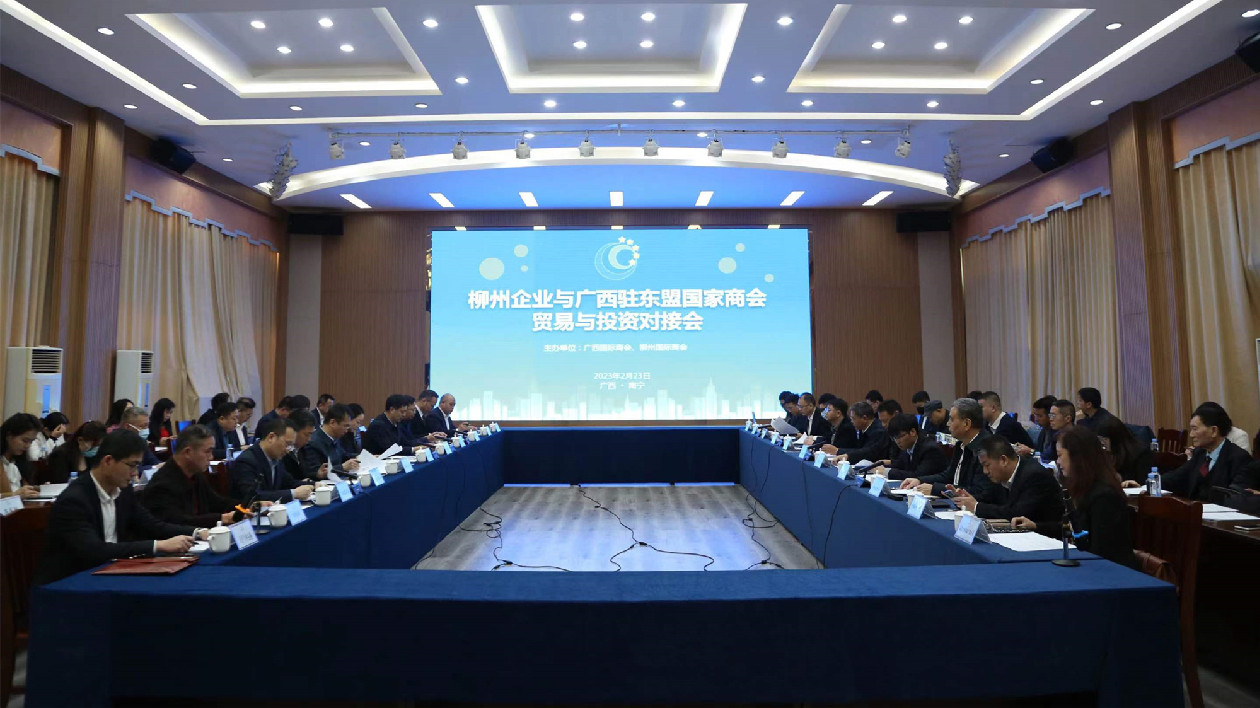 桂柳州國際商會企業與東盟國家舉行貿易投資治談