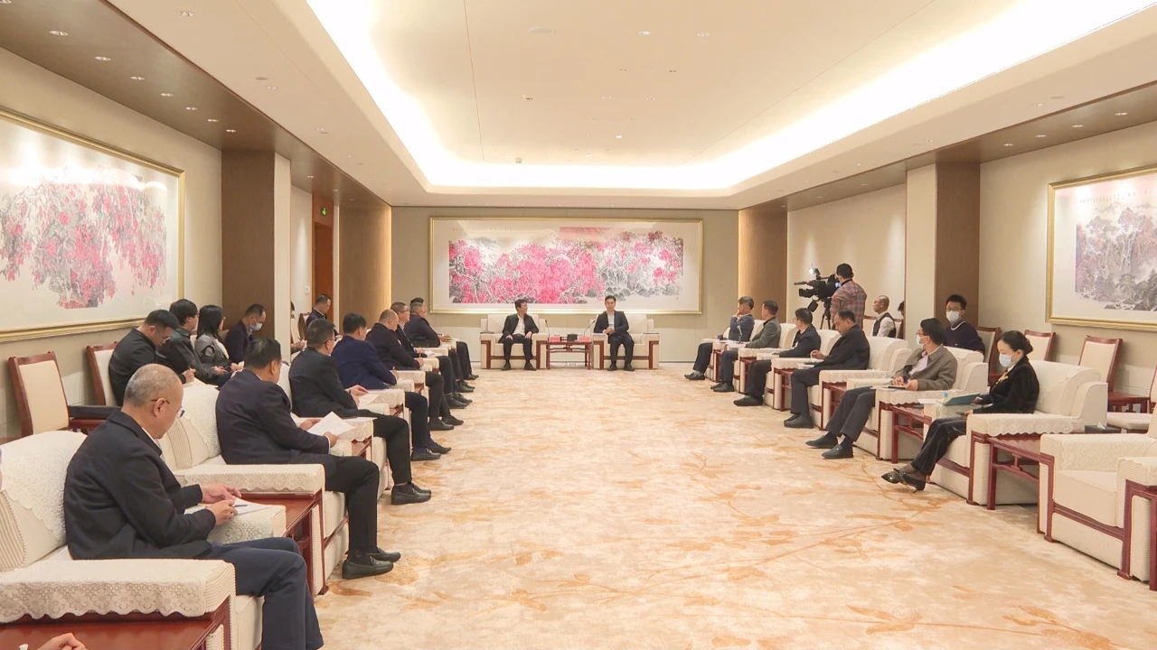 汕尾海豐郭文炯書記率隊  赴深圳龍崗開展拜訪活動