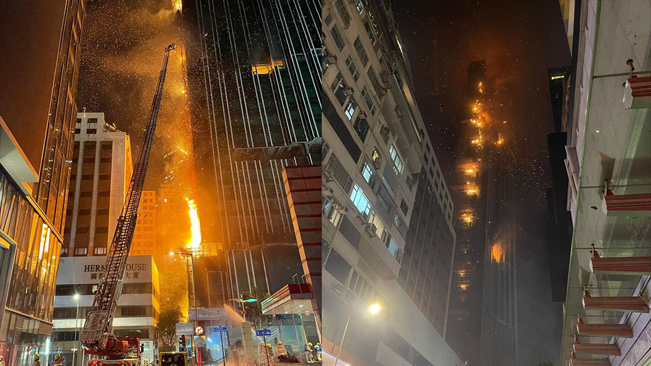 尖沙咀四級火丨消防顧問：疑有人違規開工遺下火種 火勢轉大後才察覺