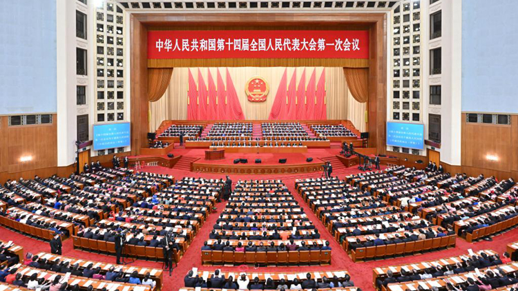 十四屆全國人大一次會議在京閉幕 習近平發表重要講話