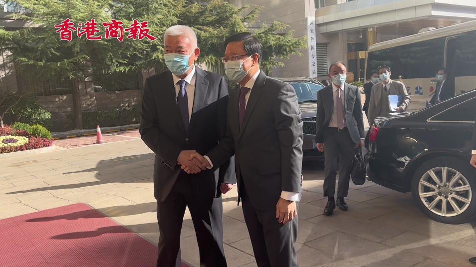 有片丨【特首訪京】李家超見科技部長 將簽協議助港建科創中心