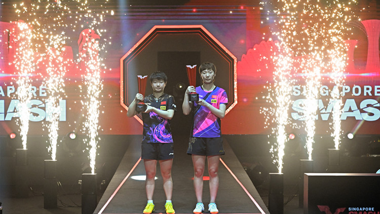 WTT新加坡大滿貫賽：國乒鎖定全部五項金牌