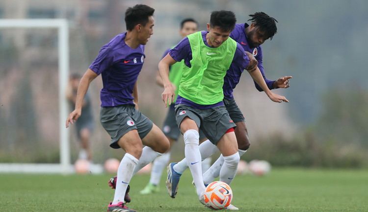 圖集丨周四迎鬥新加坡 下周二作客大馬 港隊開操備戰