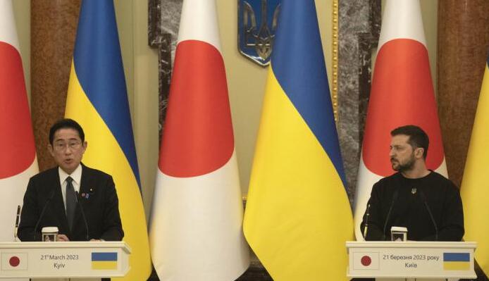 日首相岸田抵達基輔會見澤連斯基 帶去3000萬美元「禮包」