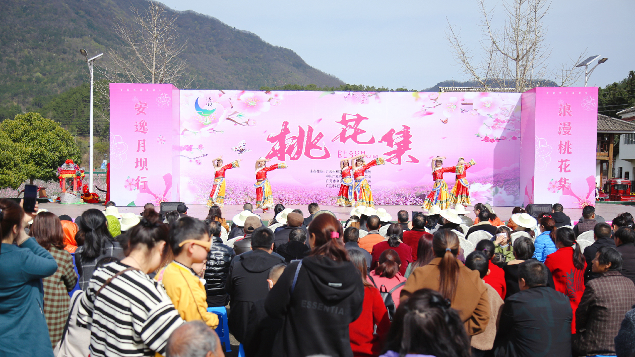以花為媒 廣元利州邀你來月壩品美食、看桃花