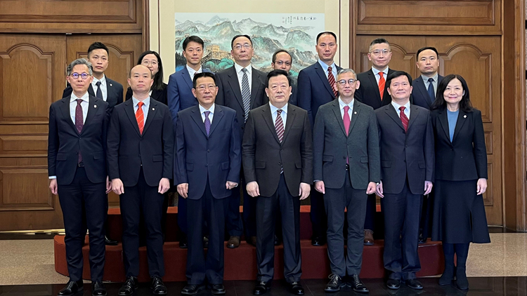 胡英明率團抵京 向夏寶龍闡述闡述廉署廉潔狀況及反貪工作