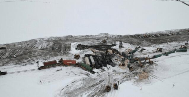 美國又有火車脫軌 有毒物質洩漏