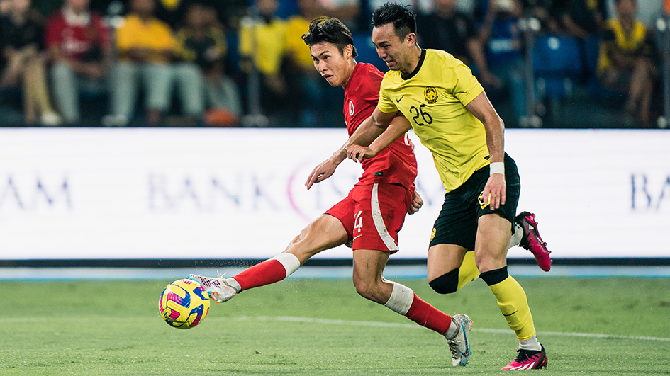 圖集｜​再以0:2不敵大馬　安達臣嘆港隊爭取入球顯得掙紮