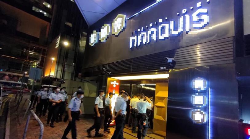 警方全港多區反黑 拘捕近200人