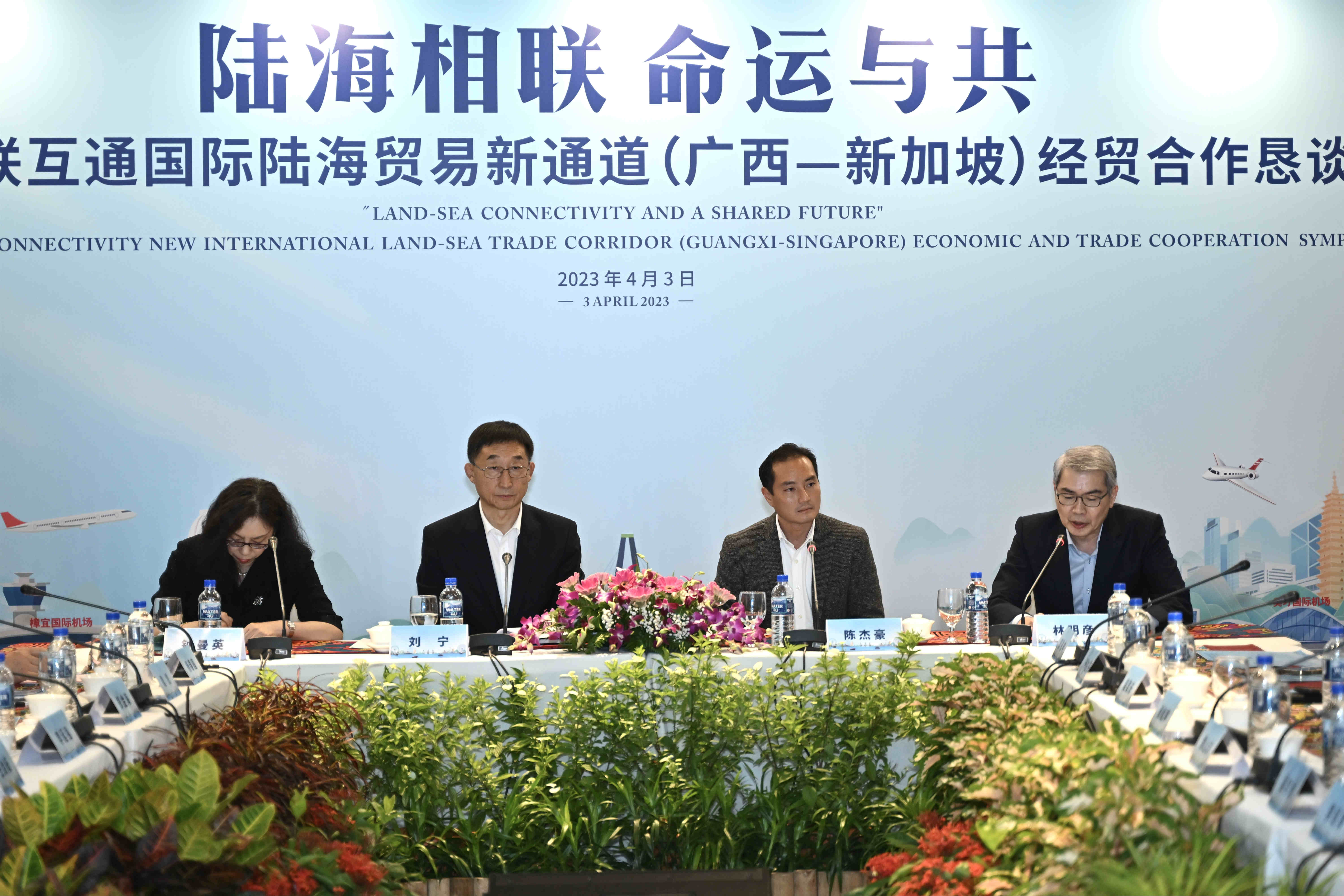 廣西與新加坡推進陸海貿易新通道經貿合作