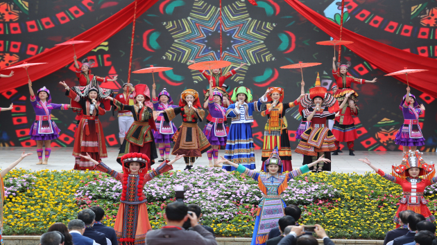 有片|「壯族三月三」再次走進港澳 在桂港澳同胞獻上祝福表達期待