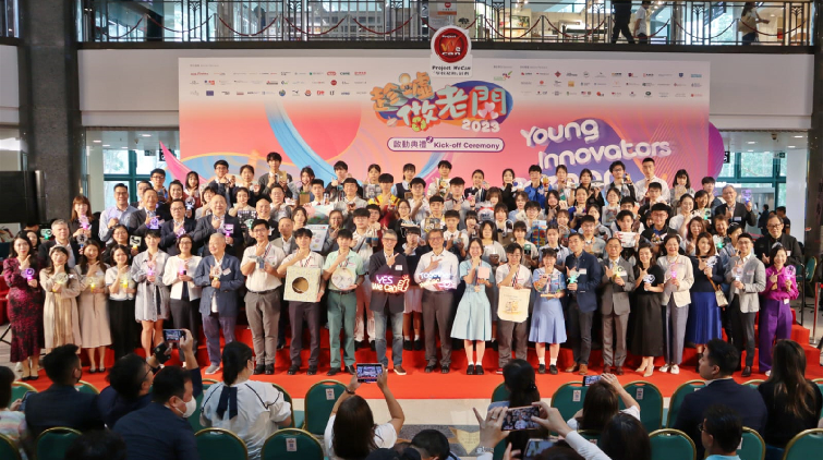 逾千中學生闖商界「趁墟做老闆」舉行 陳茂波冀巿集活動能刺激經濟