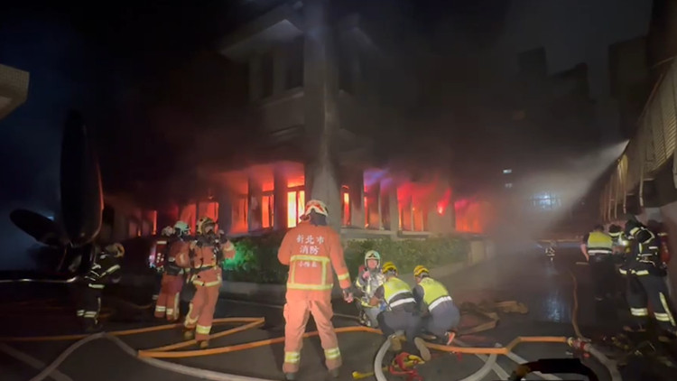 台廉政大樓失火 無人員傷亡