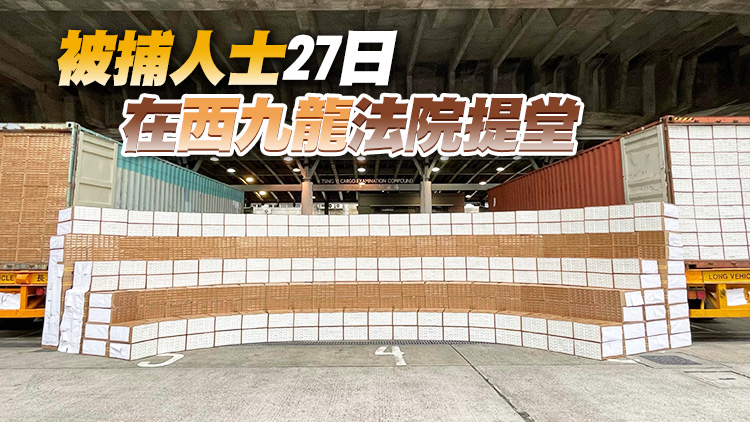 海關青衣偵破走私香煙案 檢值8300萬元懷疑私煙 拘捕7人