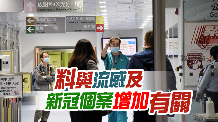 公立醫院急症室近日每天求診人數逾6000人