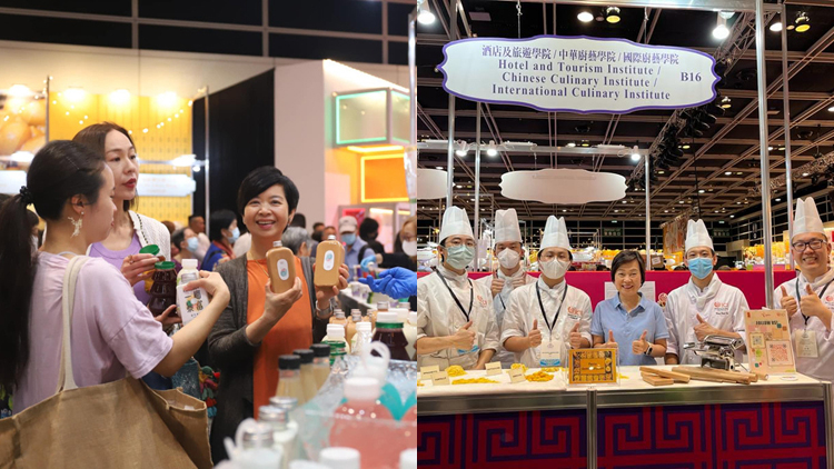 何永賢蔡若蓮齊到場 感受美食市集熱鬧氣氛